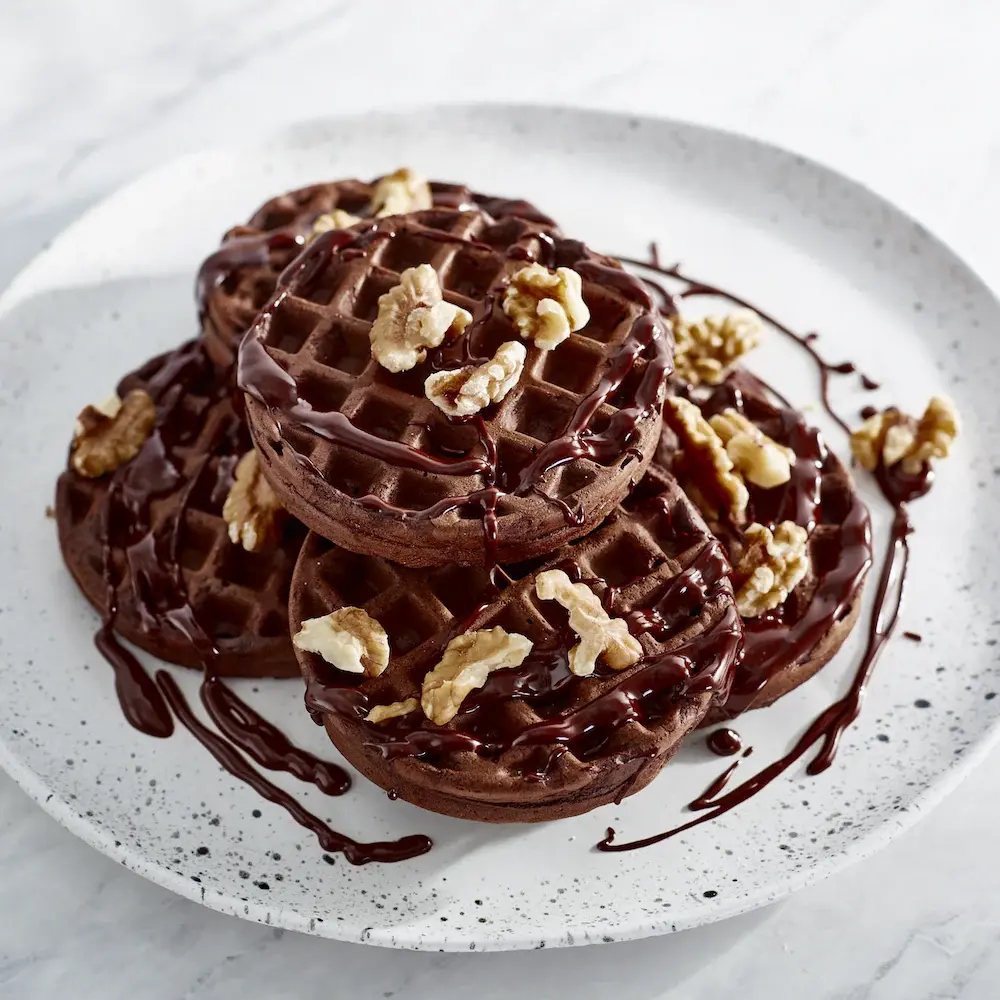 Chocoholic waffle